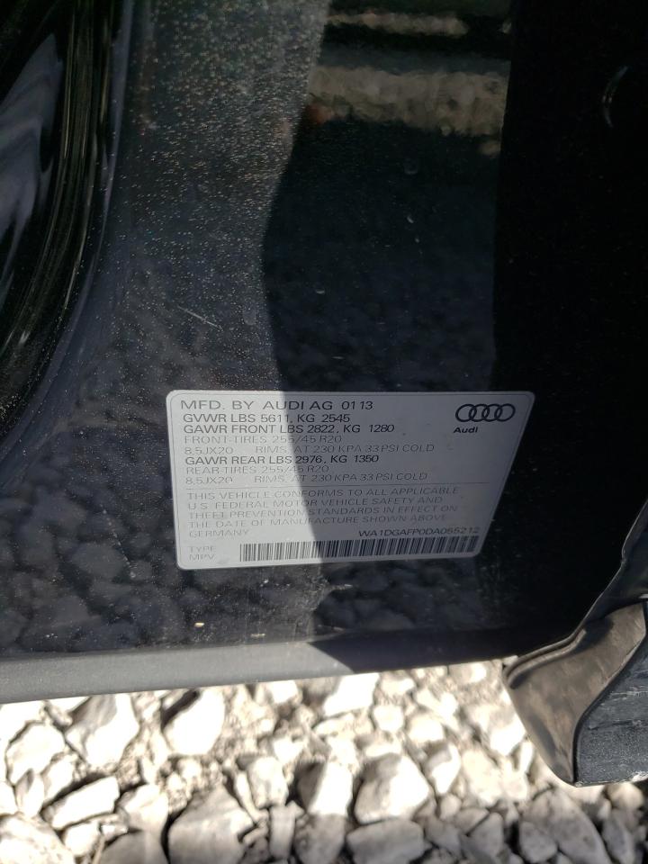 Photo 10 from auction – 2013 AUDI Q5 PREMIUM with VIN WA1DGAFP0DA055212