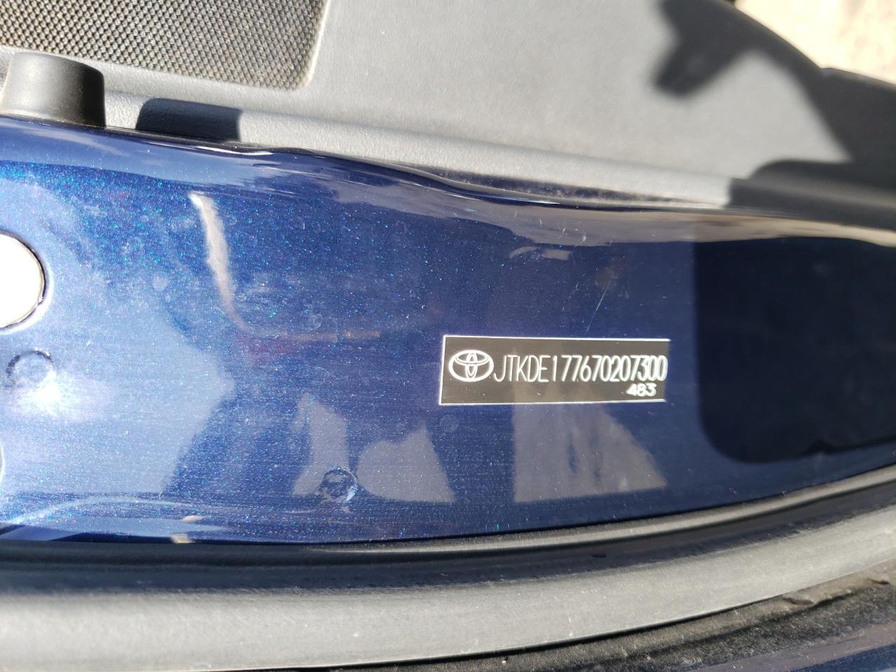 Photo 10 from auction – 2007 TOYOTA SCION TC with VIN JTKDE177670207300