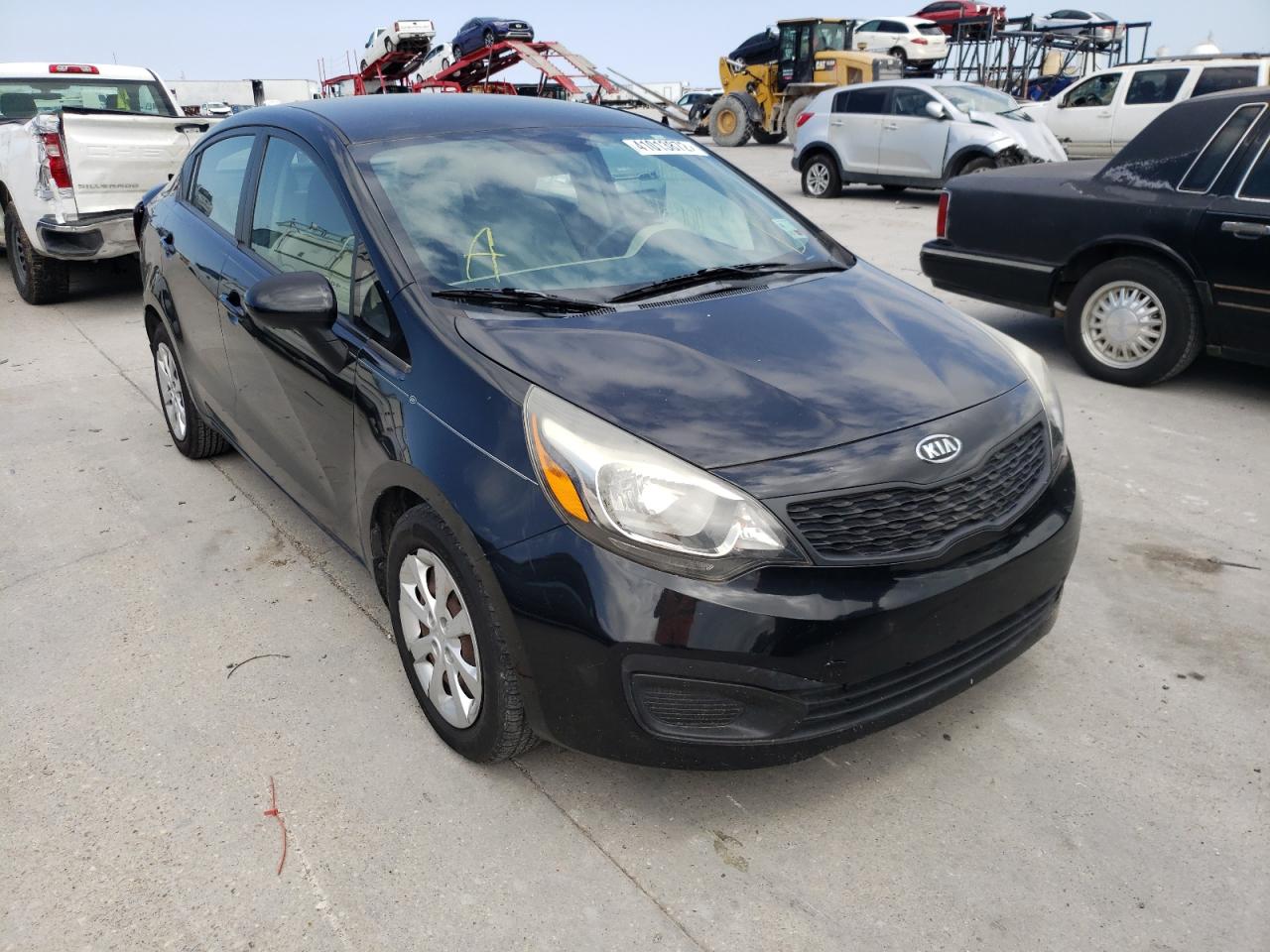KIA RIO LX 2012 with VIN KNADM4A30C6086592 - Photo from auction