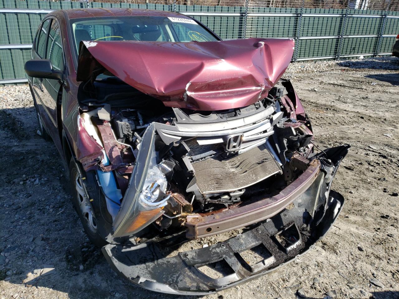 Photo 9 from auction – 2012 HONDA CR-V LX with VIN 5J6RM4H35CL046325