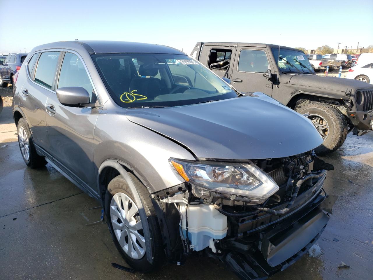 NISSAN ROGUE S 2018 with VIN KNMAT2MT3JP544335 - Photo from auction