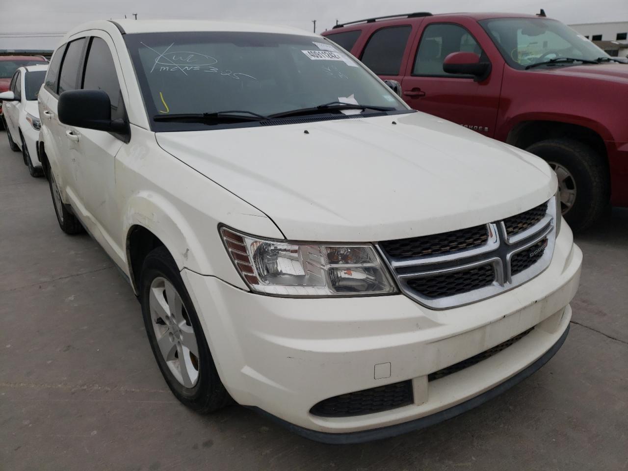 DODGE JOURNEY SE 2013 with VIN 3C4PDCAB2DT608261 - Photo from auction