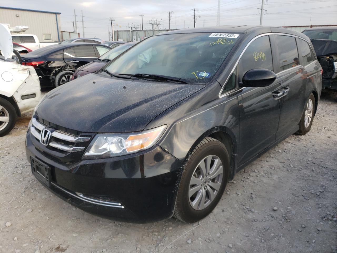 Photo 2 from auction – 2014 HONDA ODYSSEY EX with VIN 5FNRL5H66EB093331