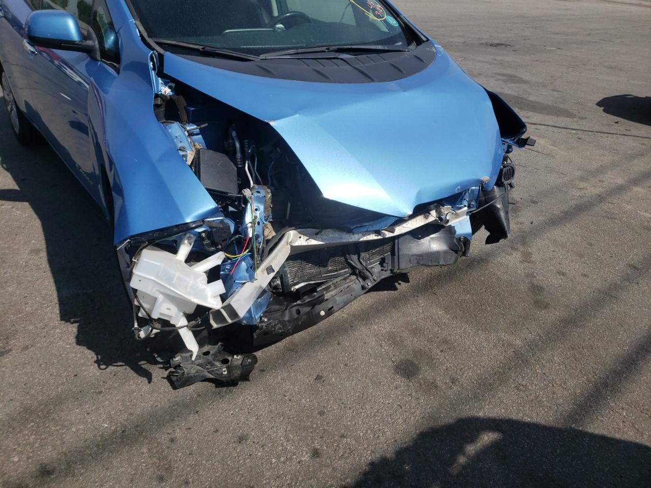 Photo 9 from auction – 2014 NISSAN LEAF S with VIN 1N4AZ0CPXEC333515