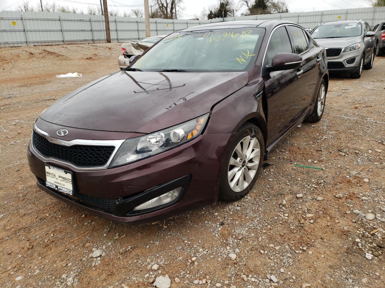 Photo 2 from auction – 2012 KIA OPTIMA EX with VIN 5XXGN4A74CG081543