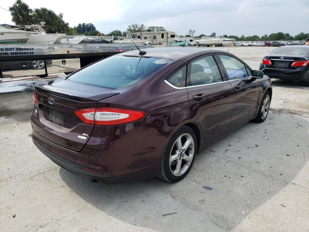Photo 4 from auction – 2013 FORD FUSION SE with VIN 3FA6P0HR3DR105863