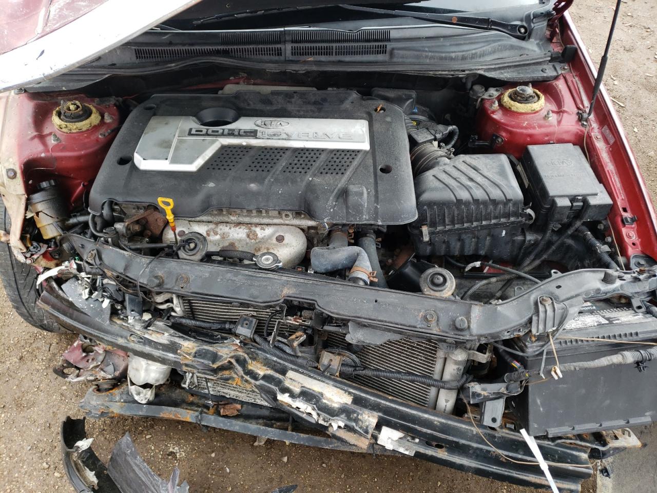 Photo 7 from auction – 2005 KIA SPECTRA LX with VIN KNAFE121055126292
