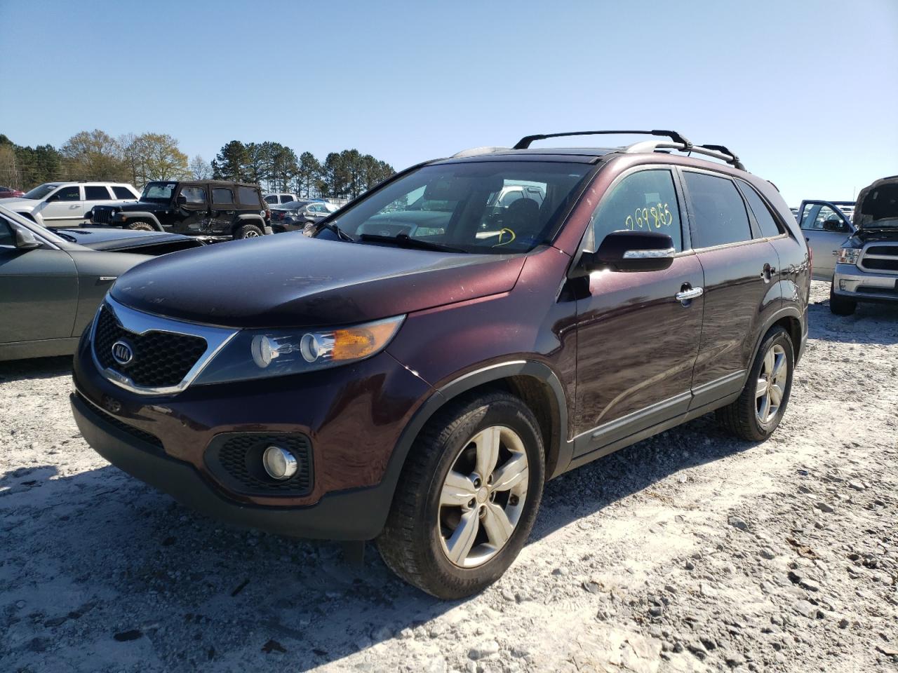 Photo 2 from auction – 2012 KIA SORENTO EX with VIN 5XYKU4A24CG201032