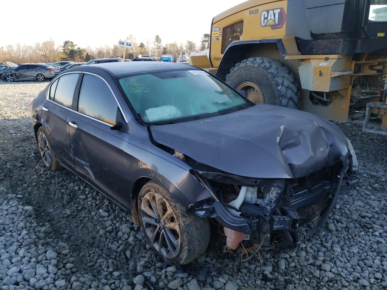HONDA ACCORD SPO 2014 with VIN 1HGCR2F58EA223374 - Photo from auction