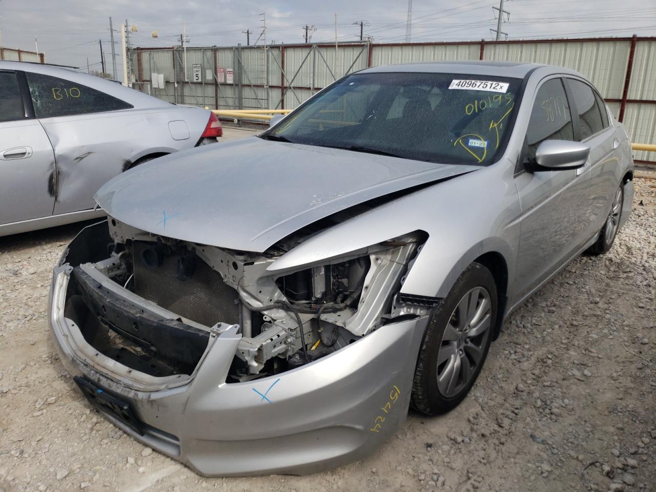 Photo 2 from auction – 2012 HONDA ACCORD EX with VIN 1HGCP2F70CA010195