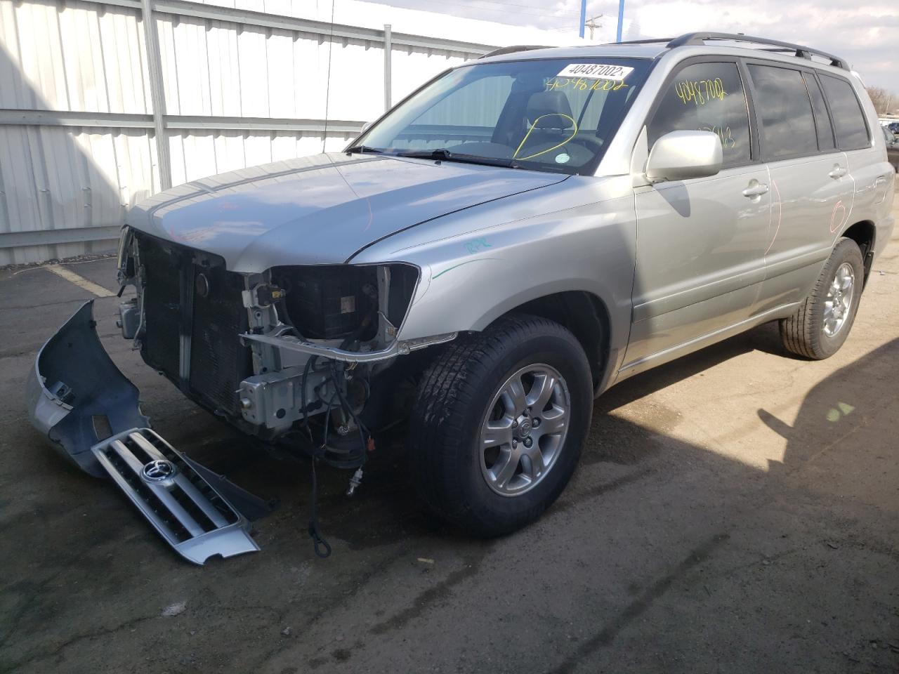 Photo 2 from auction – 2006 TOYOTA HIGHLANDER with VIN JTEGD21A560145402