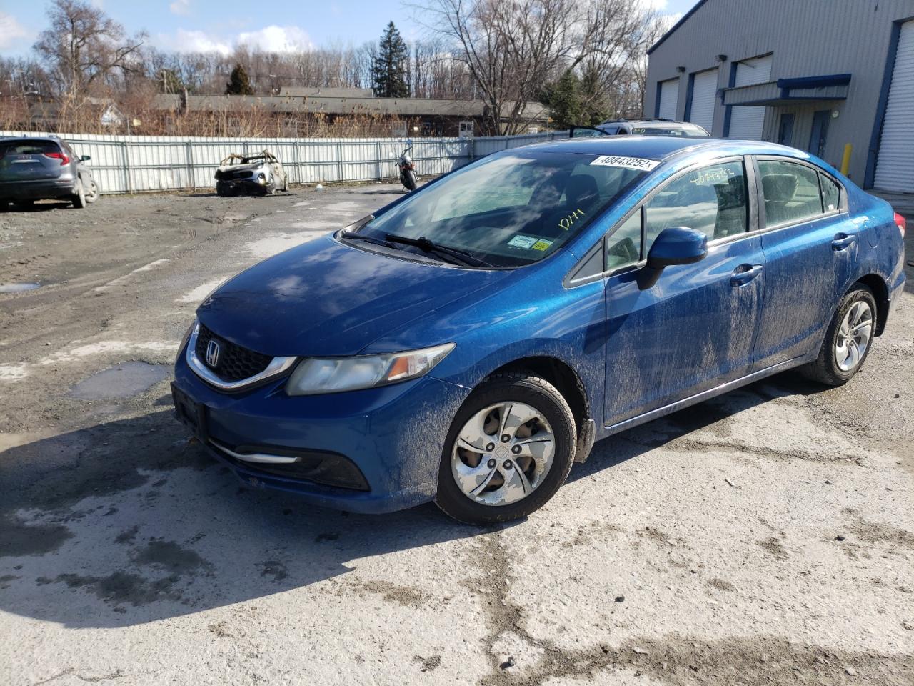 Photo 2 from auction – 2013 HONDA CIVIC LX with VIN 2HGFB2F58DH549001