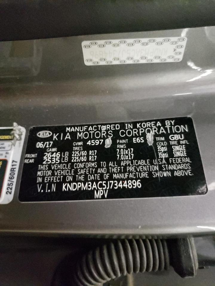 Photo 10 from auction – 2018 KIA SPORTAGE L with VIN KNDPM3AC5J7344896
