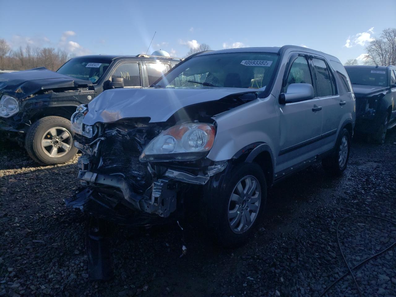 Photo 2 from auction – 2006 HONDA CR-V EX with VIN SHSRD78816U409772