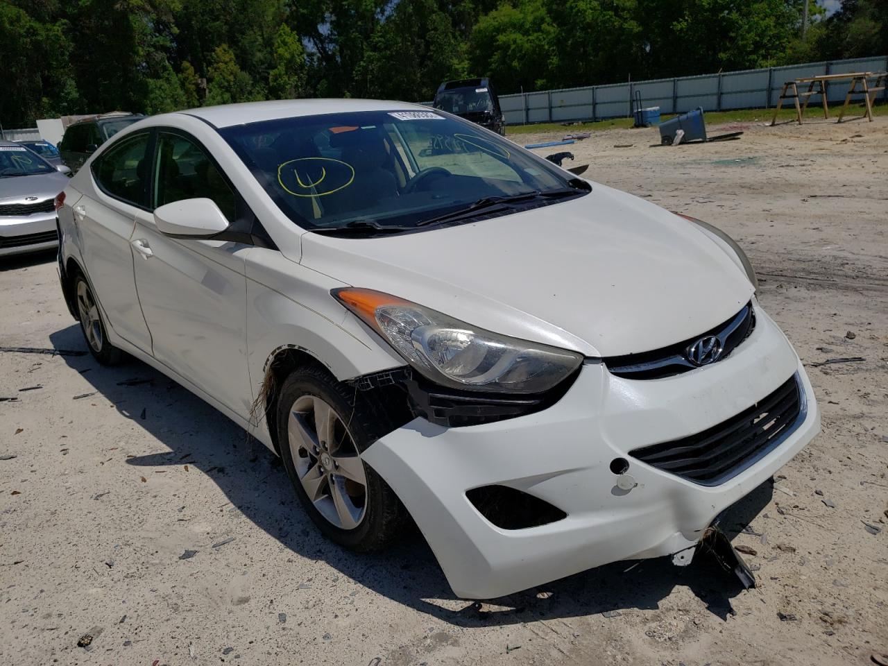 HYUNDAI ELANTRA GL 2012 with VIN 5NPDH4AE2CH150839 - Photo from auction