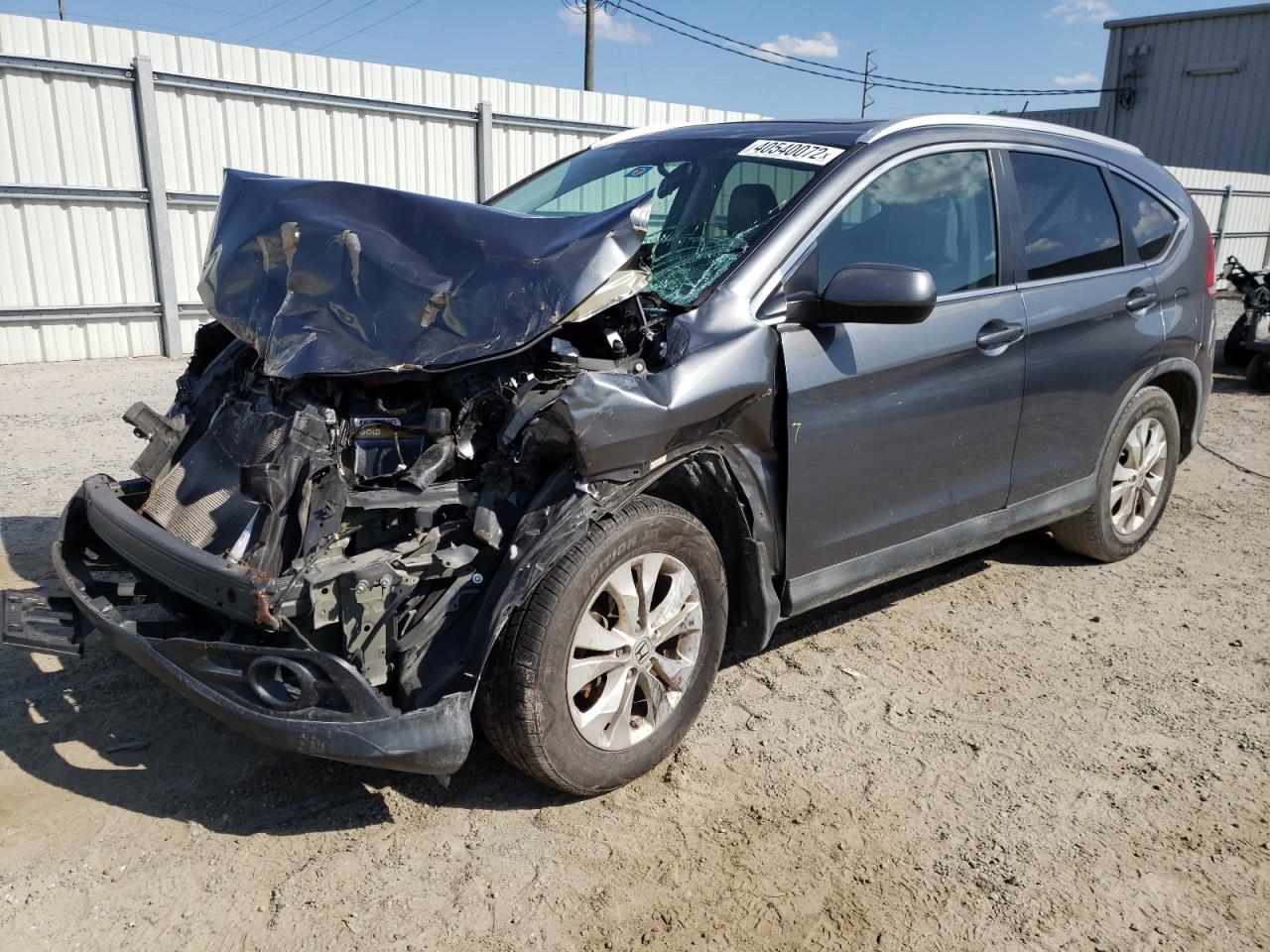 Photo 2 from auction – 2013 HONDA CR-V EXL with VIN 5J6RM3H72DL030386