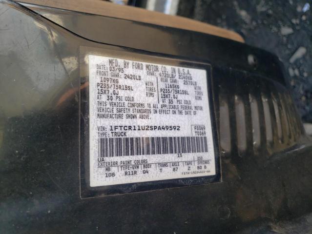 Photo 10 from auction – 1995 FORD RANGER with VIN 1FTCR11U2SPA49592