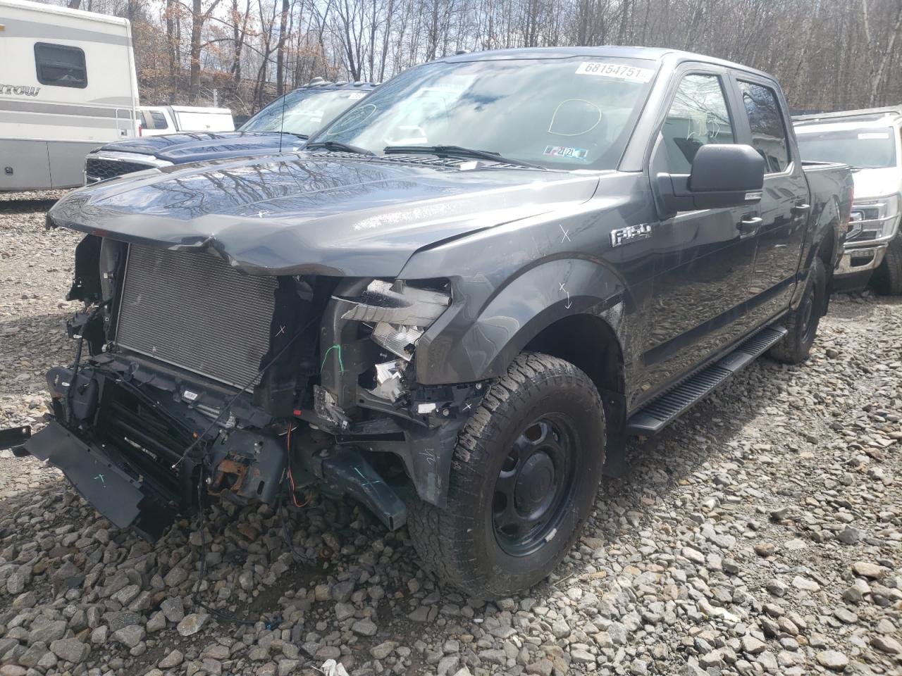 Photo 2 from auction – 2019 FORD F-150 with VIN 1FTEW1E44KFD34683