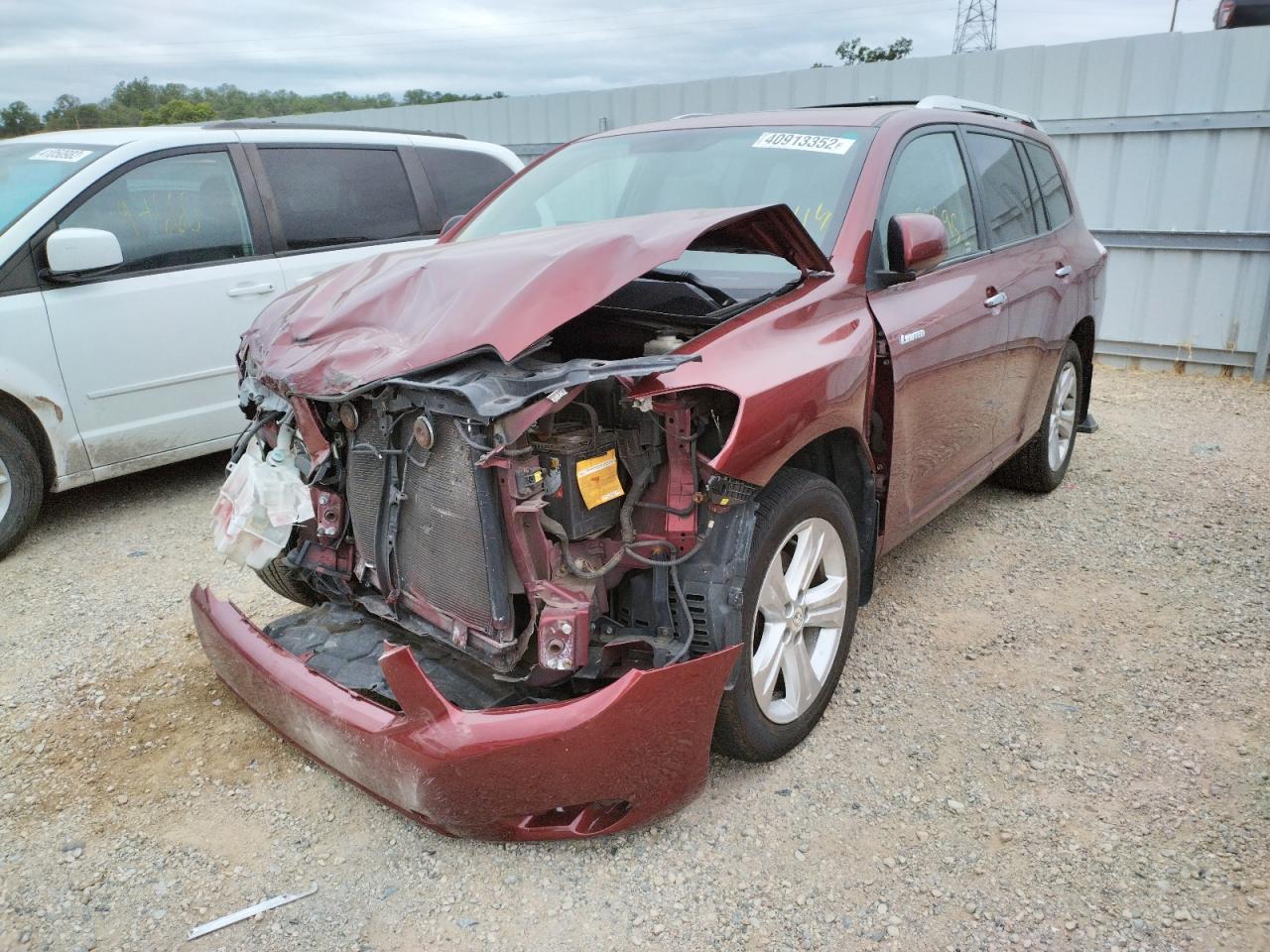 Photo 2 from auction – 2010 TOYOTA HIGHLANDER with VIN 5TDYK3EH7AS021083