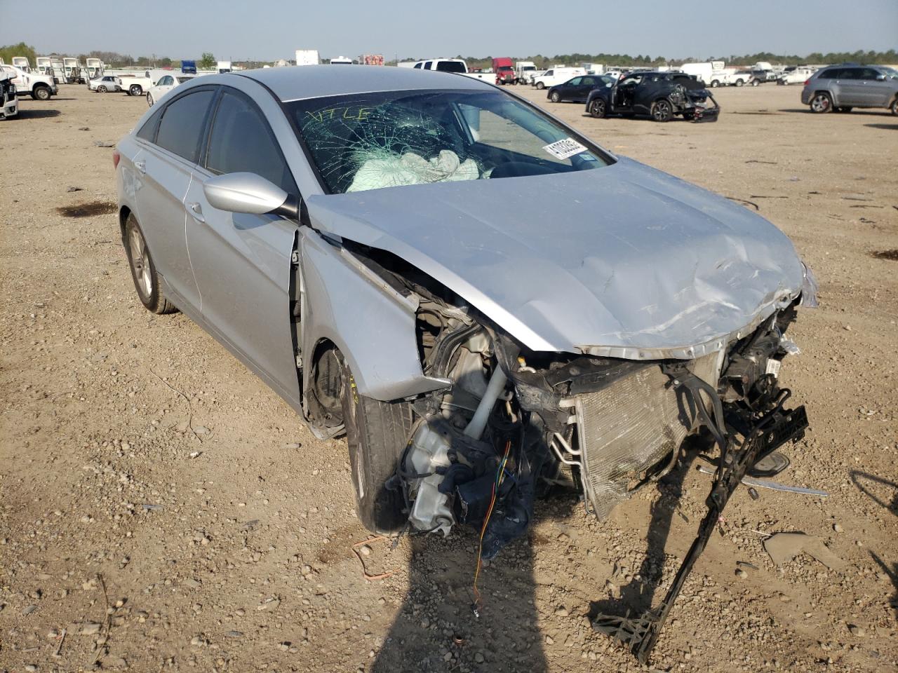 HYUNDAI SONATA GLS 2013 with VIN 5NPEB4AC0DH803738 - Photo from auction