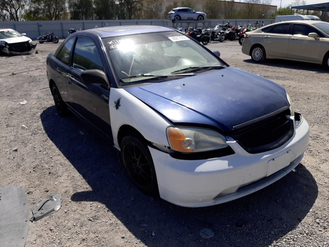 HONDA CIVIC SI 2001 with VIN 1HGEM22921L007339 - Photo from auction