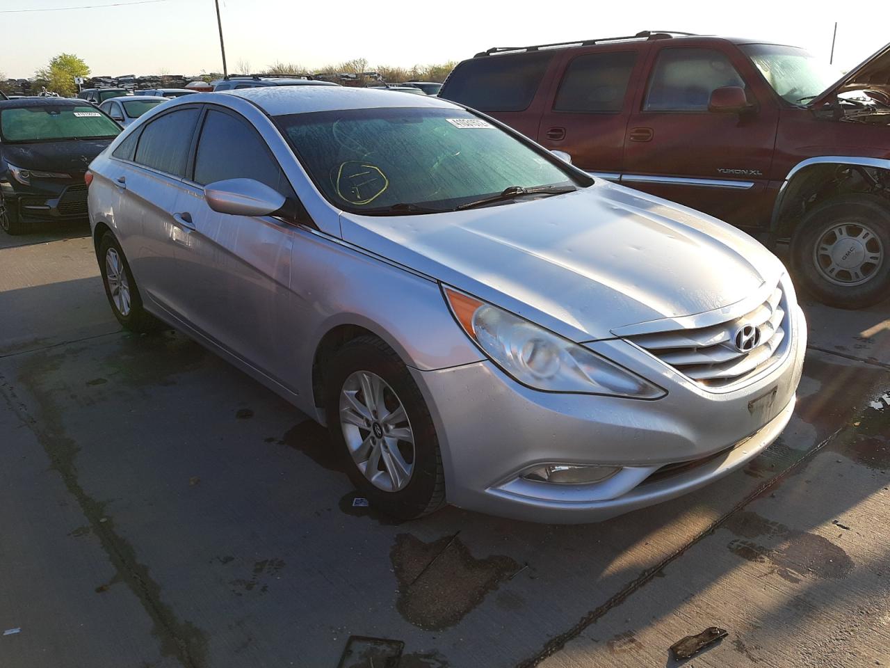 HYUNDAI SONATA GLS 2013 with VIN 5NPEB4AC4DH727277 - Photo from auction