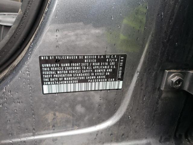 Photo 10 from auction – 2014 VOLKSWAGEN JETTA BASE with VIN 3VW2K7AJ4EM336366