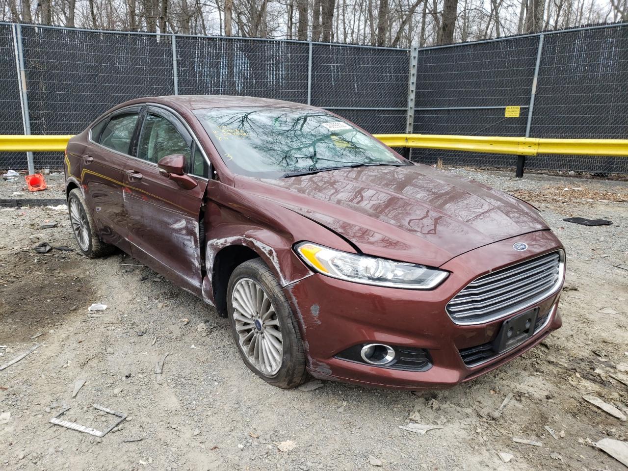 FORD FUSION TIT 2016 with VIN 3FA6P0K95GR370183 - Photo from auction