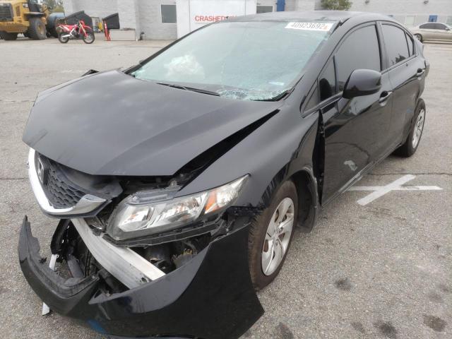 Photo 2 from auction – 2013 HONDA CIVIC LX with VIN 19XFB2F54DE245030
