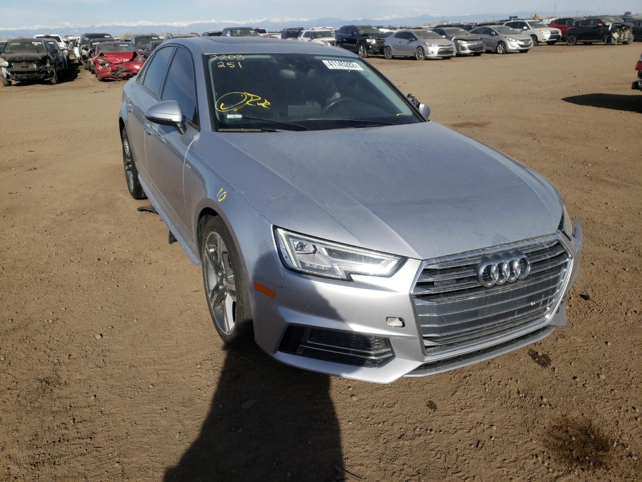 AUDI A4 PREMIUM 2018 with VIN WAUENAF42JA110452 - Photo from auction