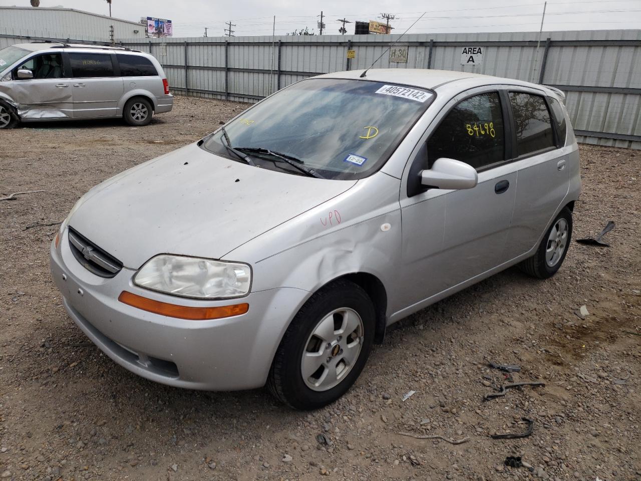 Photo 2 from auction – 2006 CHEVROLET AVEO BASE with VIN KL1TD66696B619636