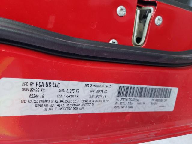 Photo 10 from auction – 2016 DODGE CHARGER R/ with VIN 2C3CDXCT2GH359148
