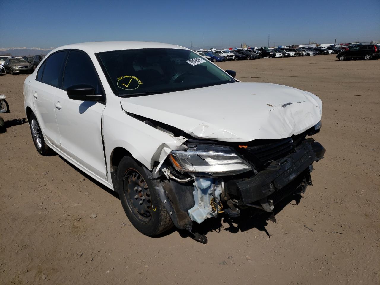 VOLKSWAGEN JETTA BASE 2013 with VIN 3VW2K7AJ4DM236511 - Photo from auction