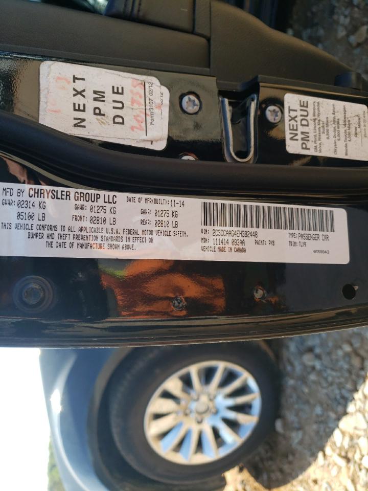 Photo 10 from auction – 2014 CHRYSLER 300 with VIN 2C3CCAAG4EH382448