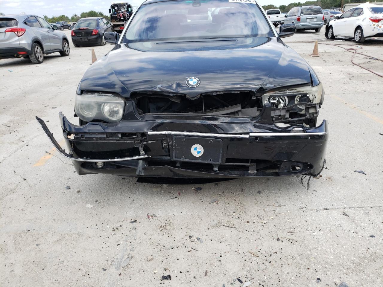 Photo 9 from auction – 2003 BMW 745 LI with VIN WBAGN63423DR12267