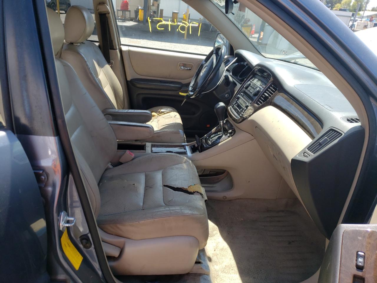 Photo 5 from auction – 2003 TOYOTA HIGHLANDER with VIN JTEGF21AX30104303