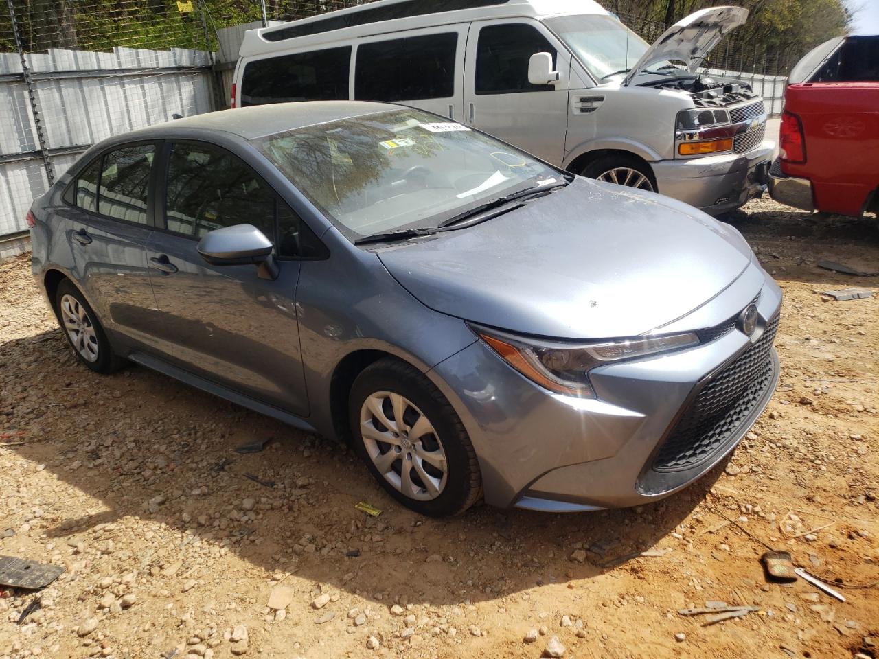 TOYOTA COROLLA LE 2020 with VIN JTDEPRAE4LJ041469 - Photo from auction