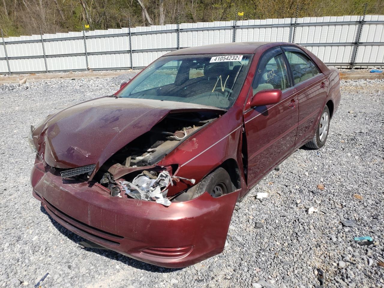 Photo 2 from auction – 2004 TOYOTA CAMRY LE with VIN 4T1BE32KX4U292048