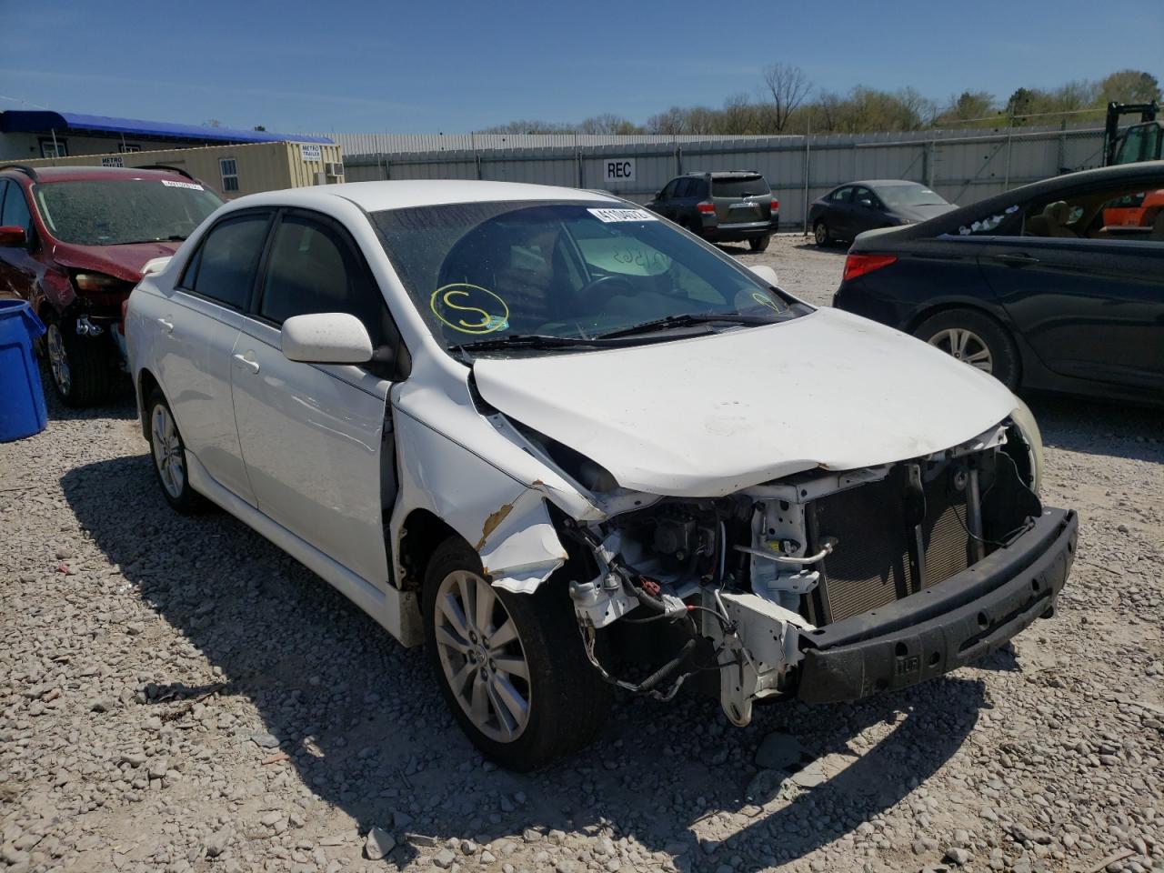TOYOTA COROLLA BA 2009 with VIN 2T1BU40E59C157851 - Photo from auction
