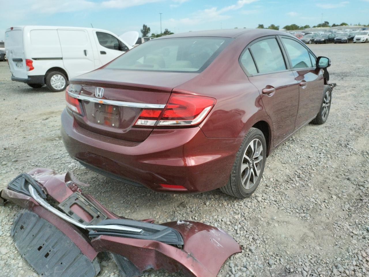 Photo 4 from auction – 2013 HONDA CIVIC EX with VIN 19XFB2F82DE270941