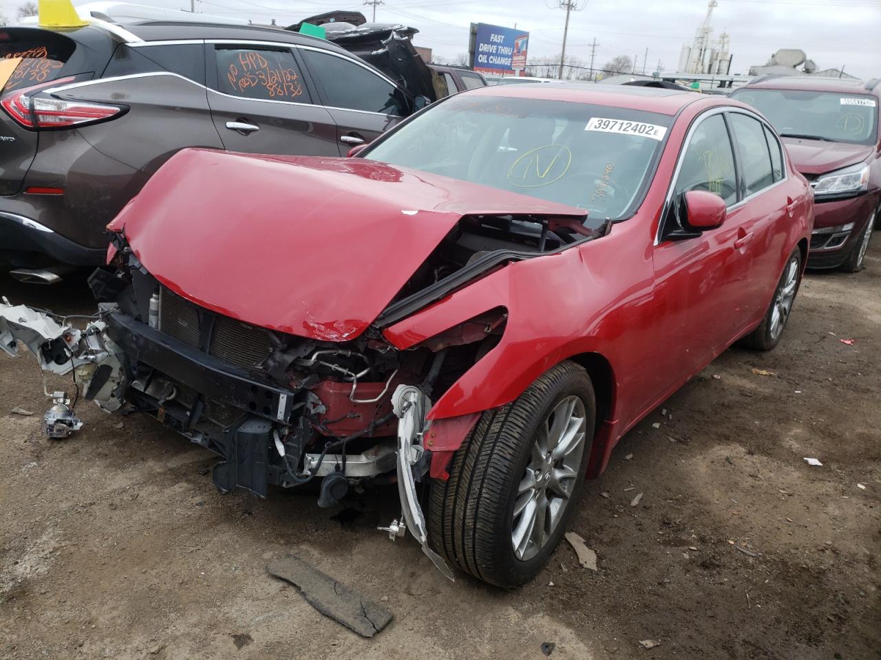 Photo 2 from auction – 2007 INFINITI G35 with VIN JNKBV61E47M712939