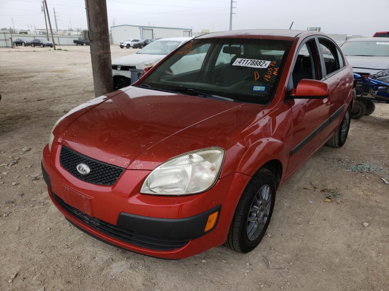 Photo 2 from auction – 2009 KIA RIO BASE with VIN KNADE223X96512037