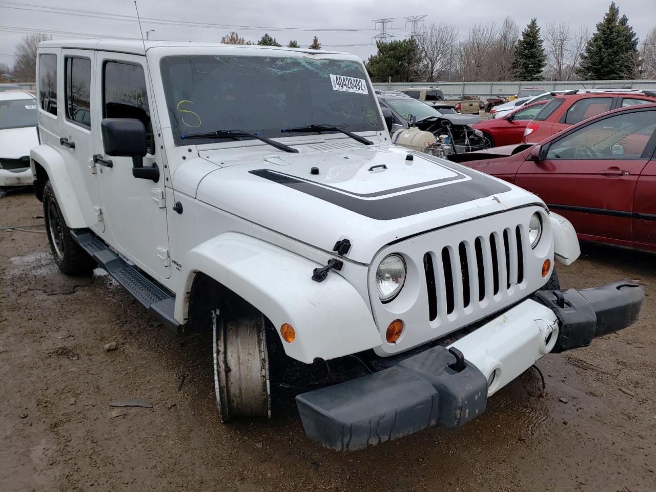 JEEP WRANGLER U 2012 with VIN 1C4BJWEG6CL273235 - Photo from auction