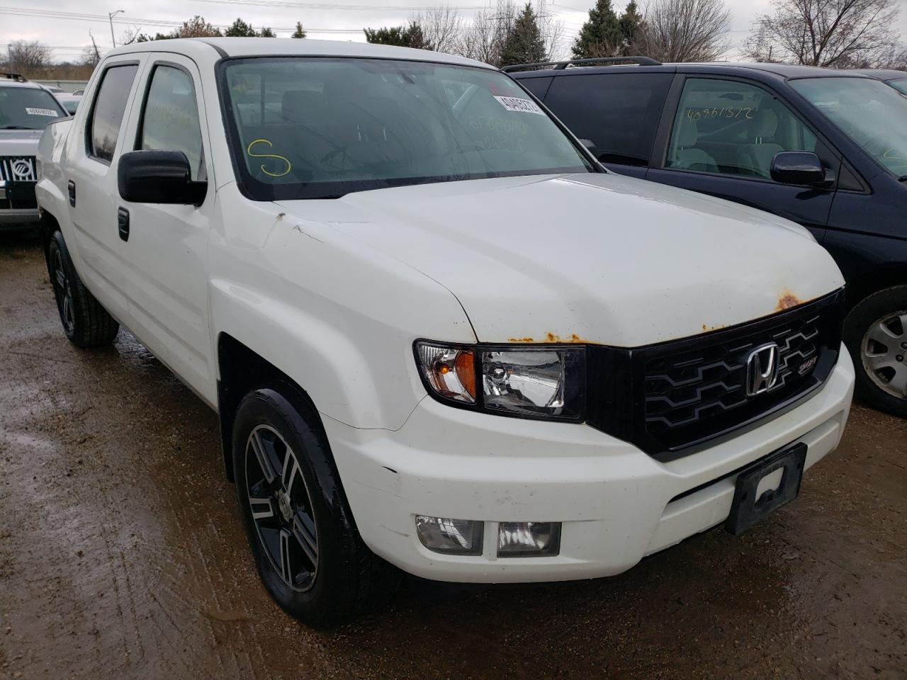 HONDA RIDGELINE 2013 with VIN 5FPYK1F77DB007095 - Photo from auction