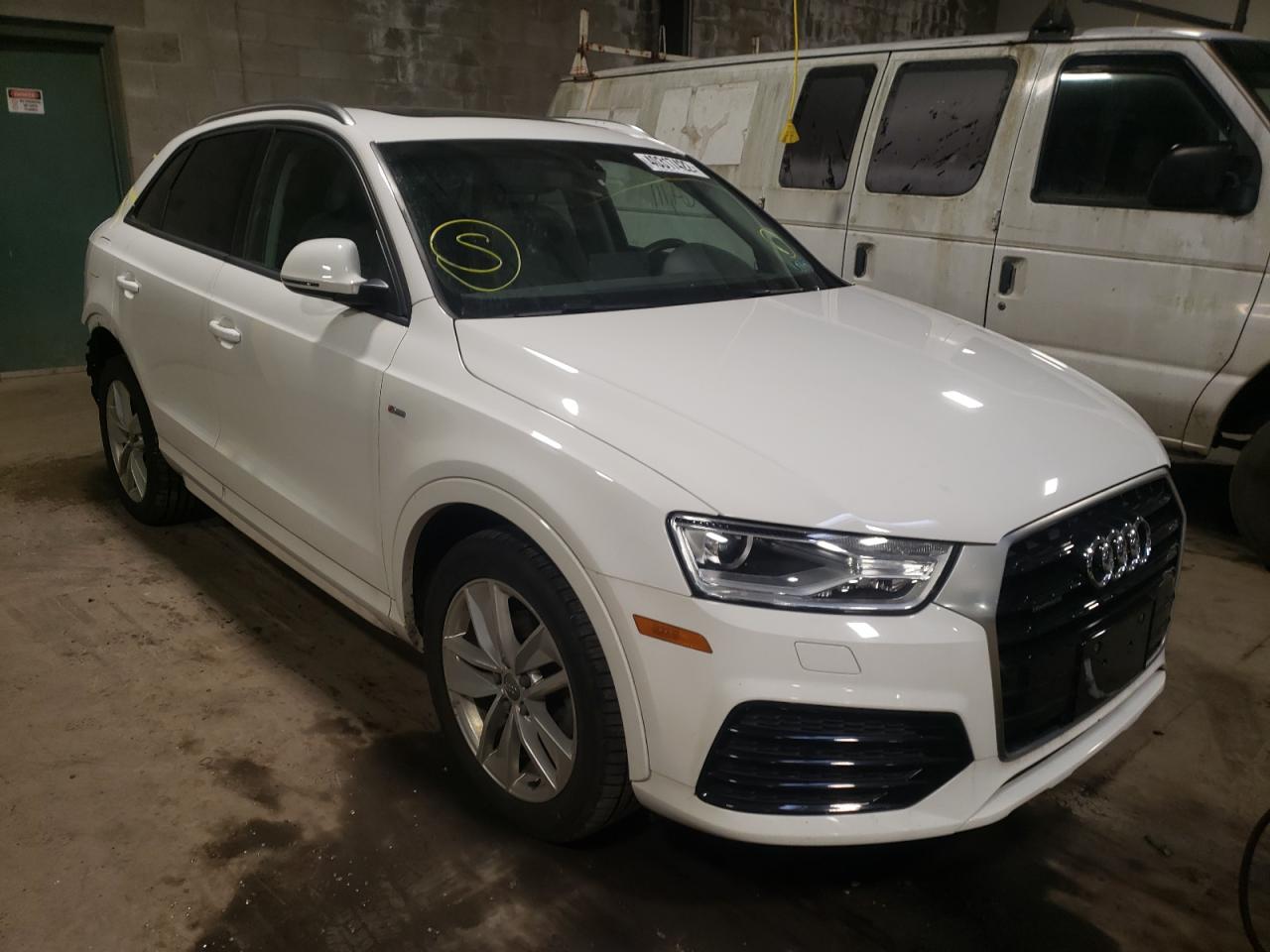 AUDI Q3 PREMIUM 2018 with VIN WA1ECCFS2JR001472 - Photo from auction