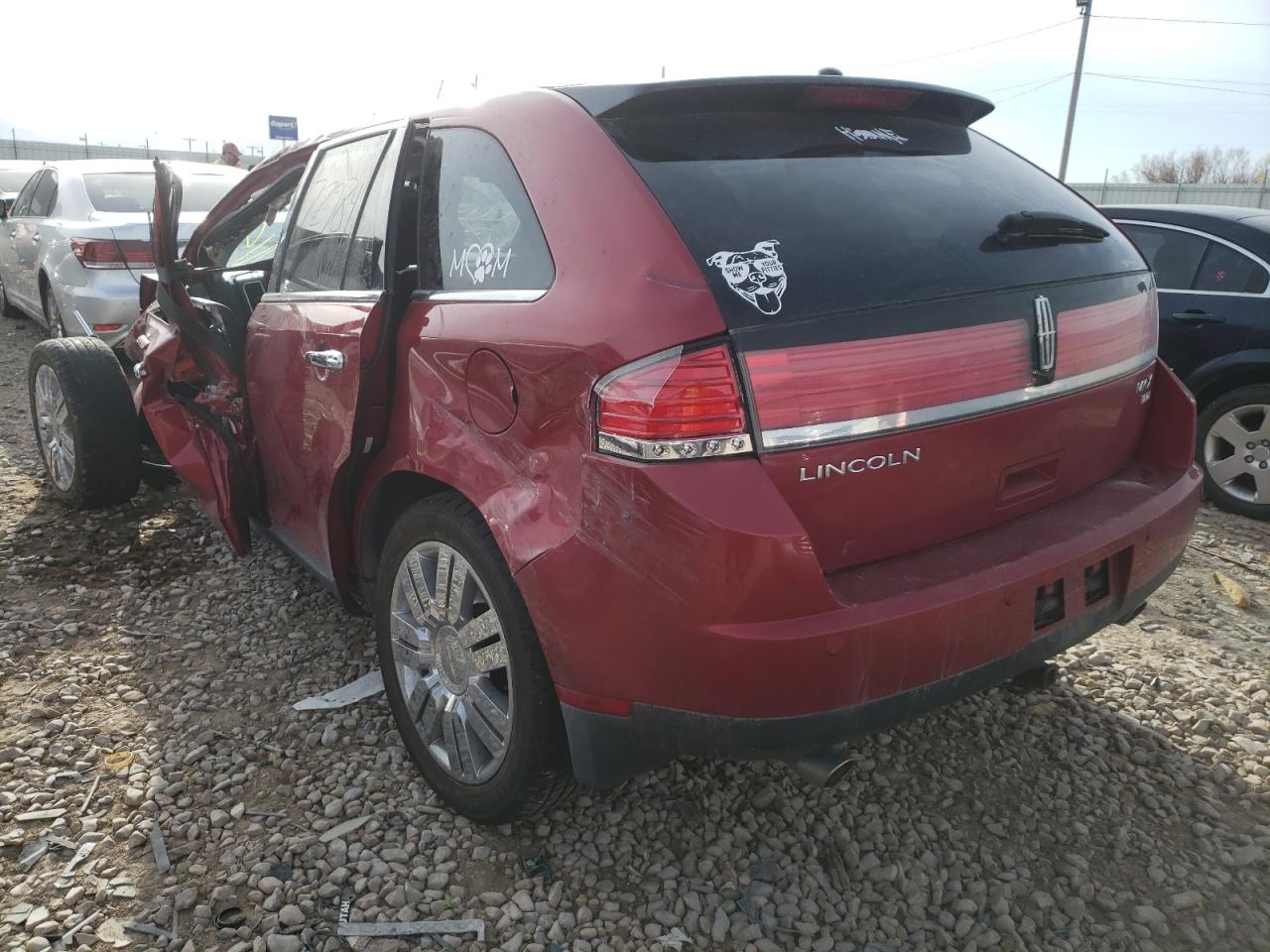 Photo 3 from auction – 2008 LINCOLN MKX with VIN 2LMDU88C28BJ09766
