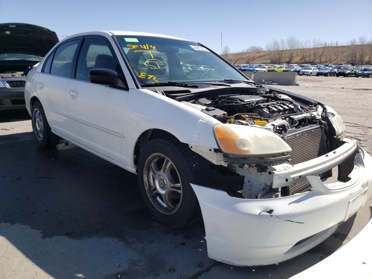 Photo 1 from auction – 2002 HONDA CIVIC LX with VIN 2HGES15632H548481