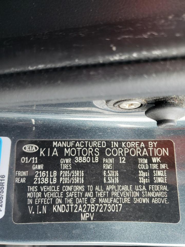 Photo 10 from auction – 2011 KIA SOUL + with VIN KNDJT2A27B7273017