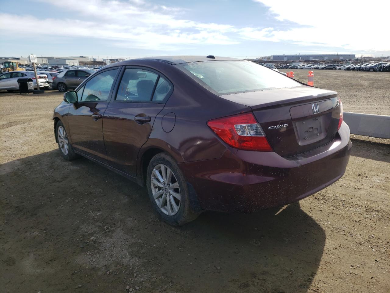Photo 3 from auction – 2012 HONDA CIVIC EXL with VIN 2HGFB2F99CH048023