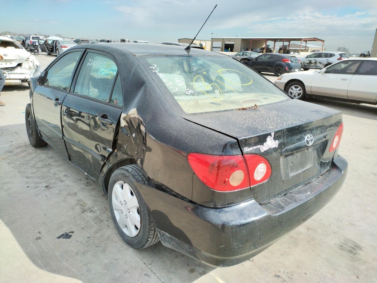 Photo 3 from auction – 2008 TOYOTA COROLLA CE with VIN 1NXBR32E88Z038780